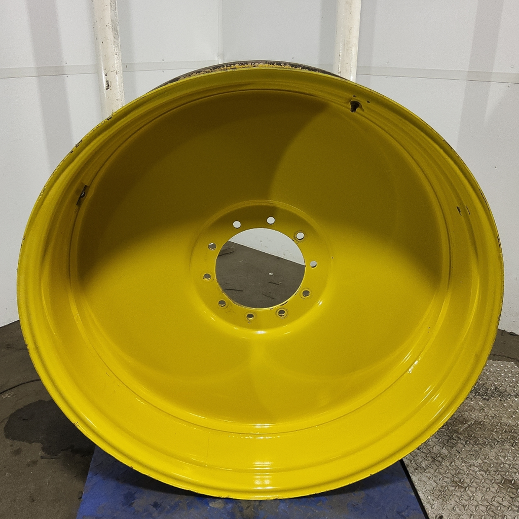 12"W x 46"D, John Deere Yellow 10-Hole Formed Plate