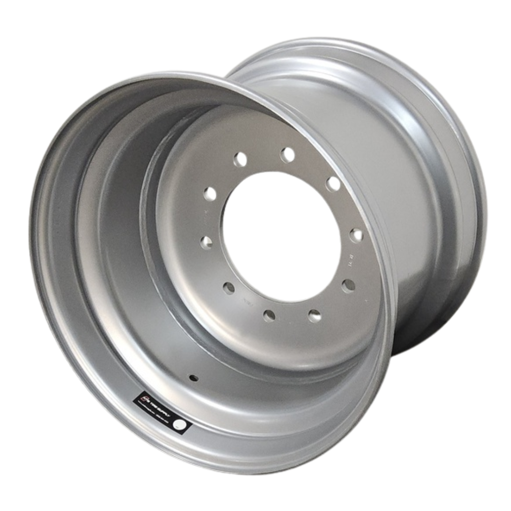 16"W x 22.5"D, Case IH Silver Mist 10-Hole Hub Pilot