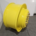 18"W x 42"D, John Deere Yellow 10-Hole Straddle Dual - Inside Main