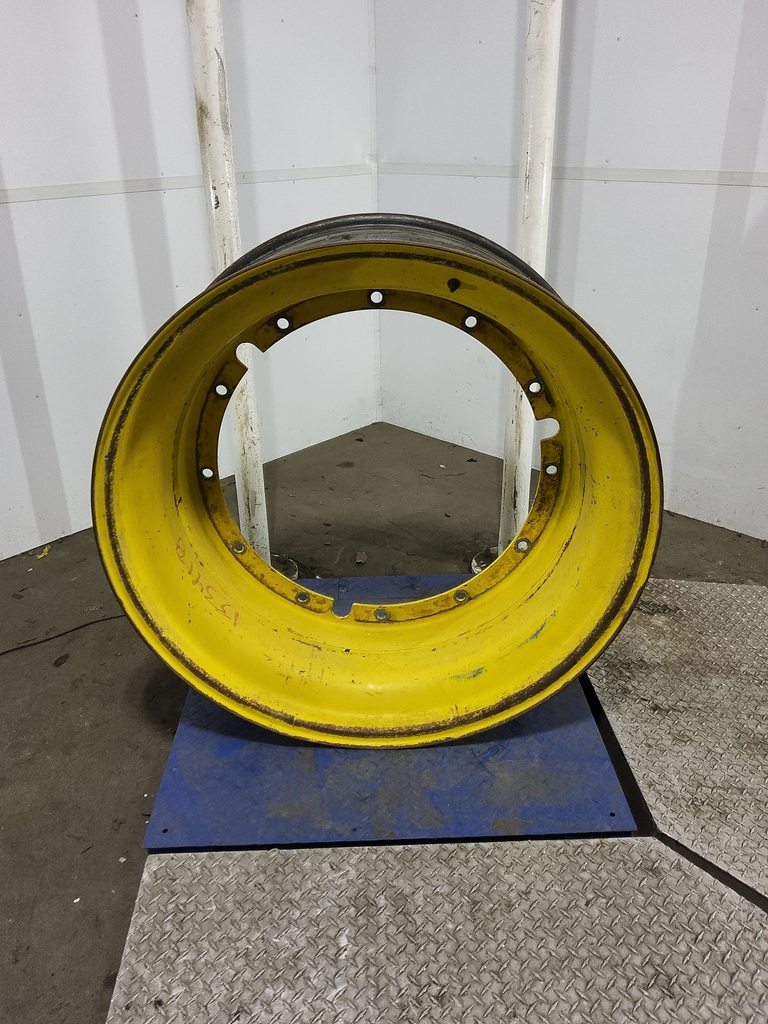 16"W x 42"D, John Deere Yellow 12-Hole Stub Disc