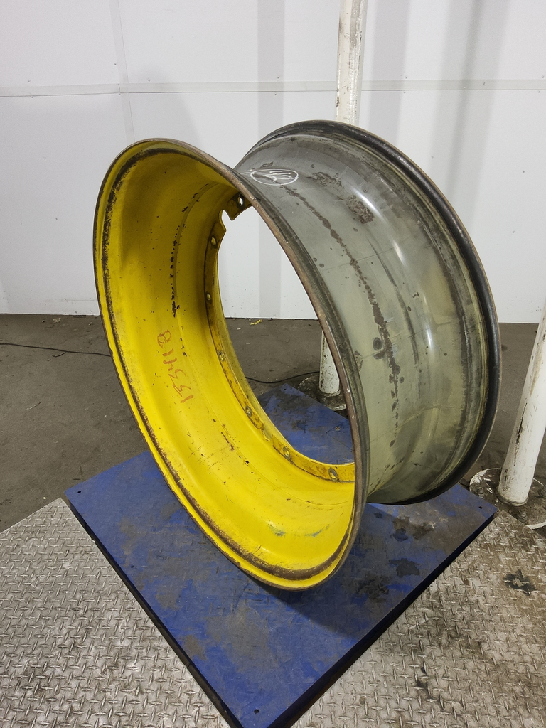 16"W x 42"D, John Deere Yellow 12-Hole Stub Disc