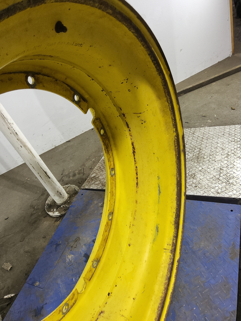 16"W x 42"D, John Deere Yellow 12-Hole Stub Disc