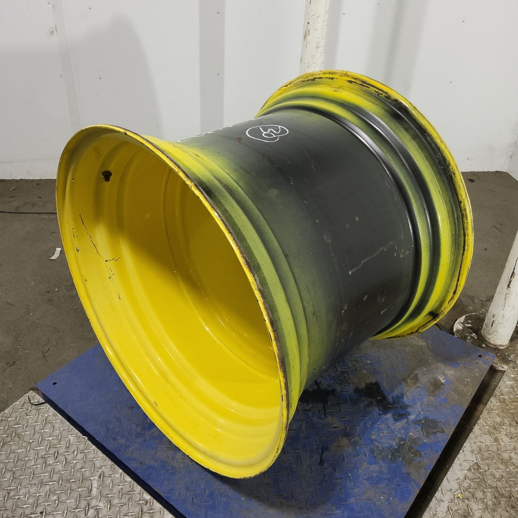 25"W x 30"D, John Deere Yellow 8-Hole Formed Plate