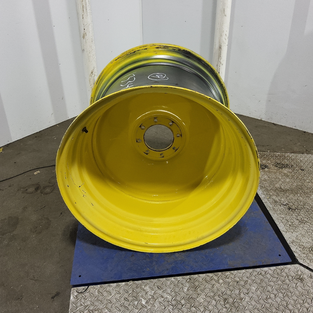 25"W x 30"D, John Deere Yellow 8-Hole Formed Plate