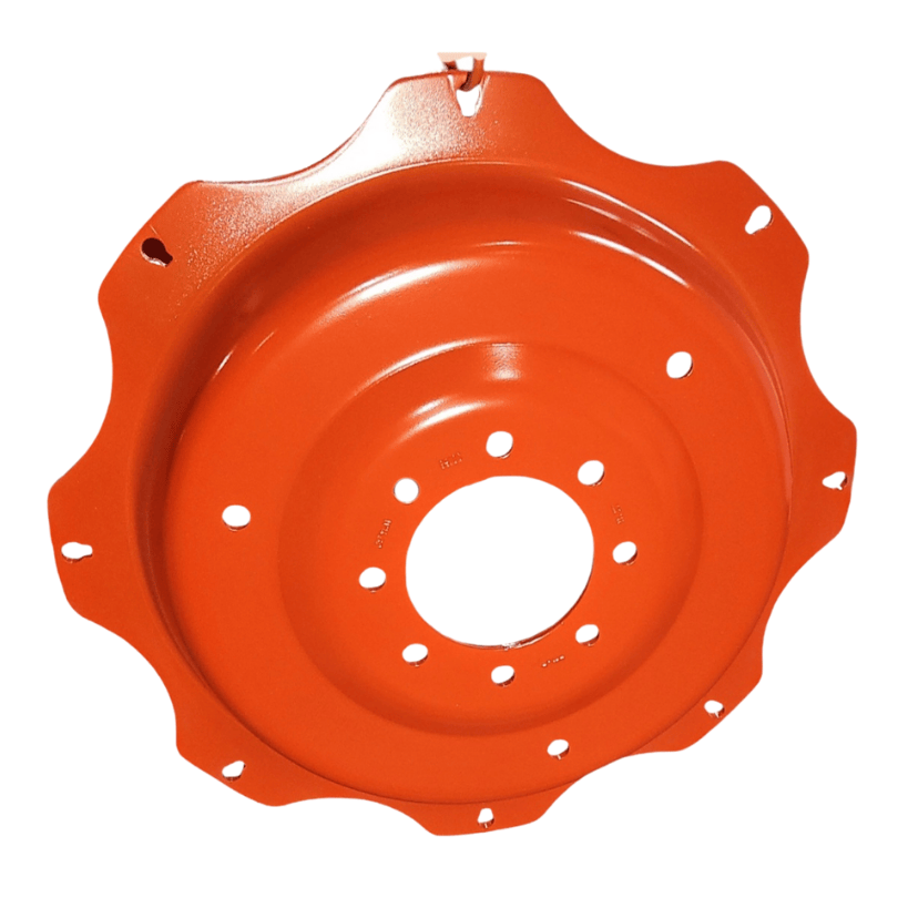 8-Hole Rim with Clamp/Loop Style Center for 30" Rim, Bobcat Orange