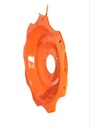 8-Hole Rim with Clamp/Loop Style Center for 30" Rim, Bobcat Orange