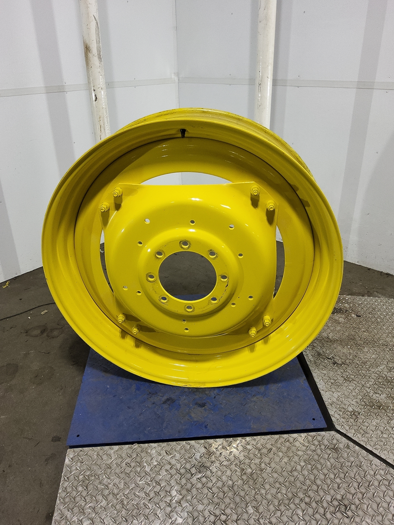 10"W x 42"D, John Deere Yellow 8-Hole Stub Disc (groups of 2 bolts)