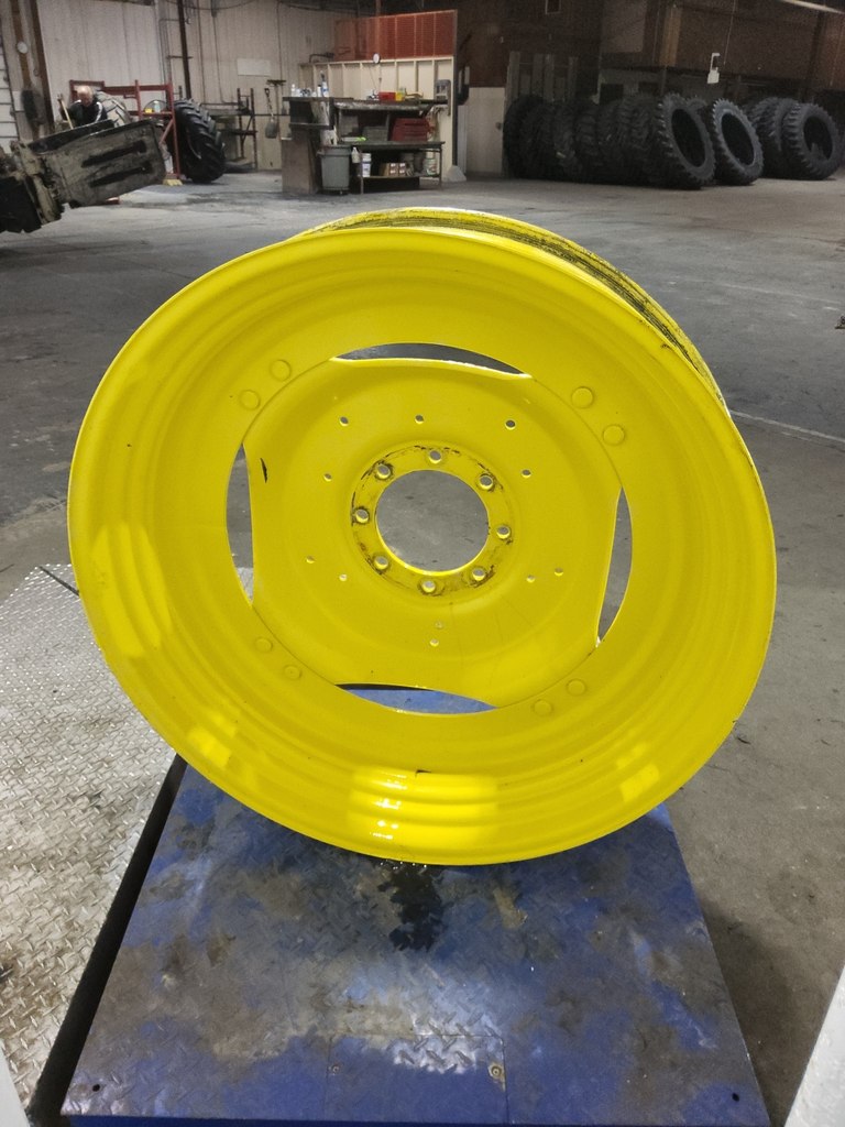 10"W x 42"D, John Deere Yellow 8-Hole Stub Disc (groups of 2 bolts)