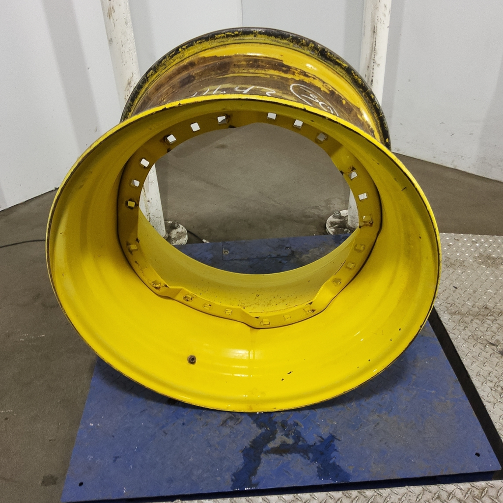 20"W x 30"D, John Deere Yellow 12-Hole Waffle Wheel (Groups of 3 bolts)