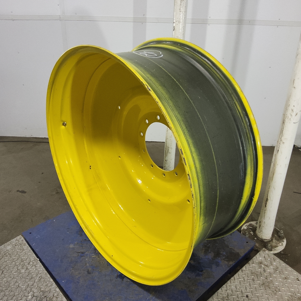 16"W x 42"D, John Deere Yellow 10-Hole Formed Plate