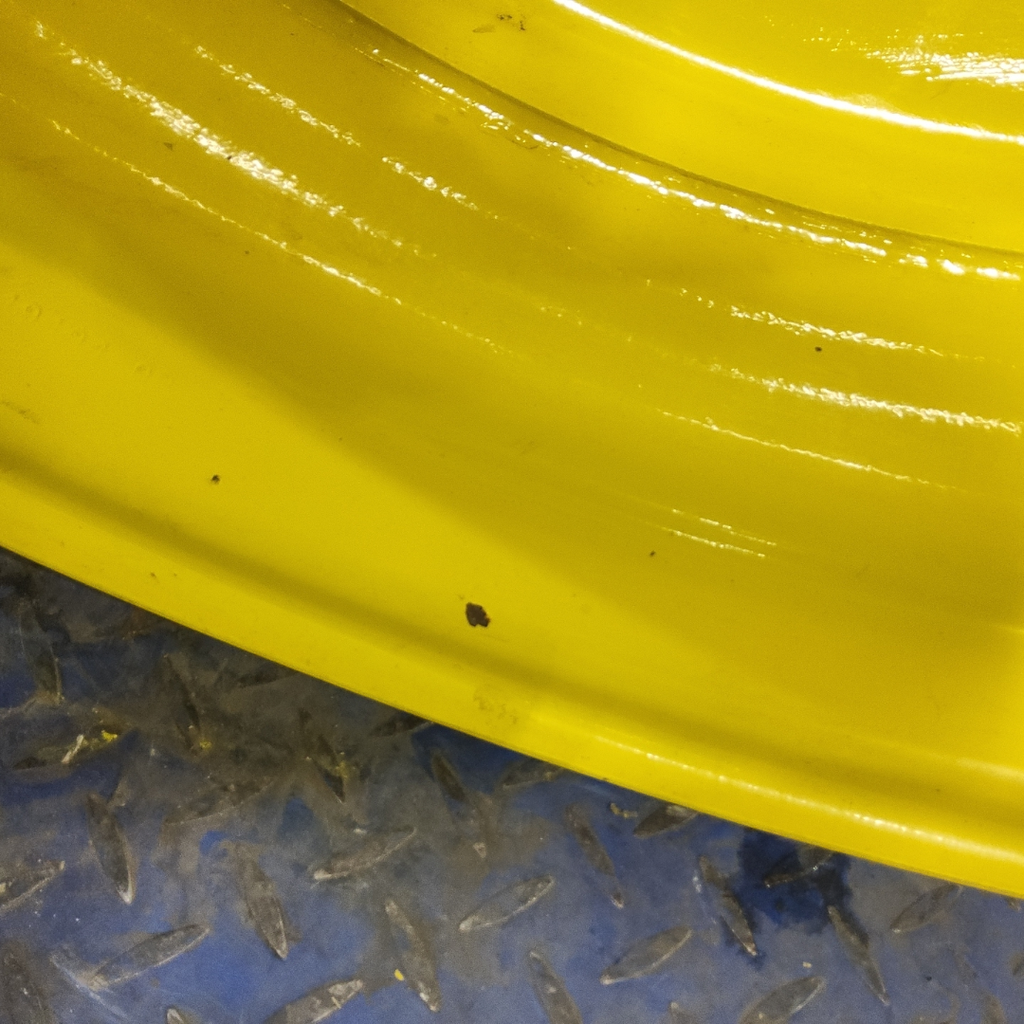 16"W x 42"D, John Deere Yellow 10-Hole Formed Plate