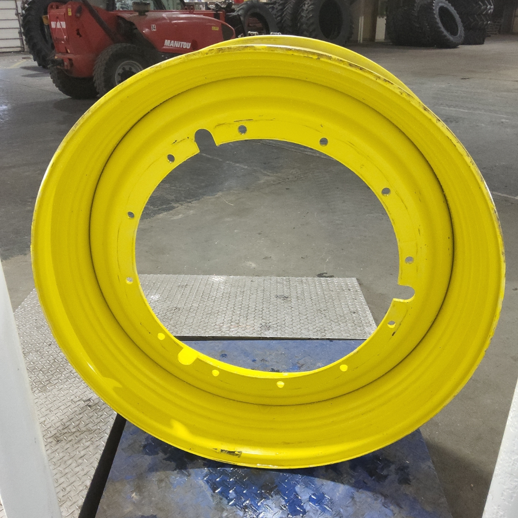 16"W x 46"D, John Deere Yellow 12-Hole Stub Disc