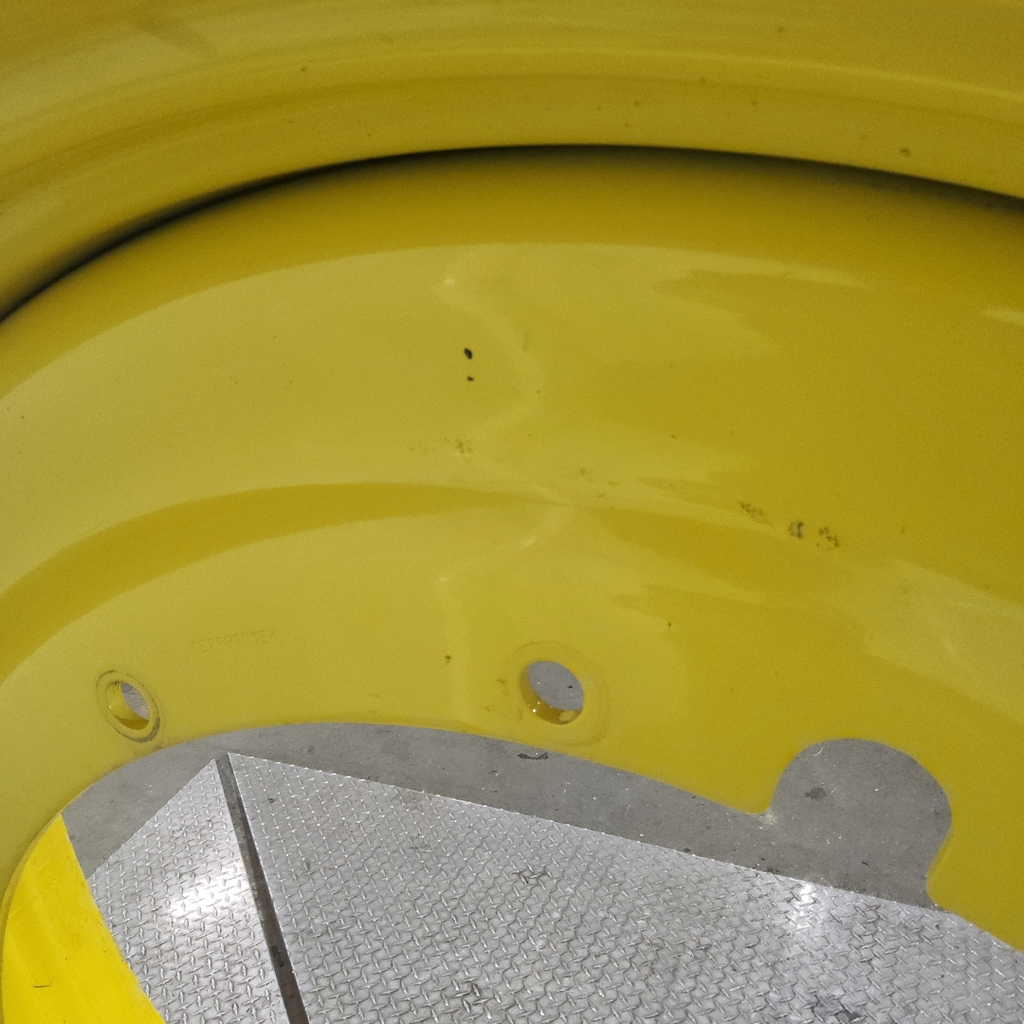 15"W x 50"D, John Deere Yellow 12-Hole Stub Disc