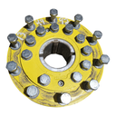 10-Hole Wedg-Lok OE Style, 4.33" (110mm) axle, John Deere Yellow