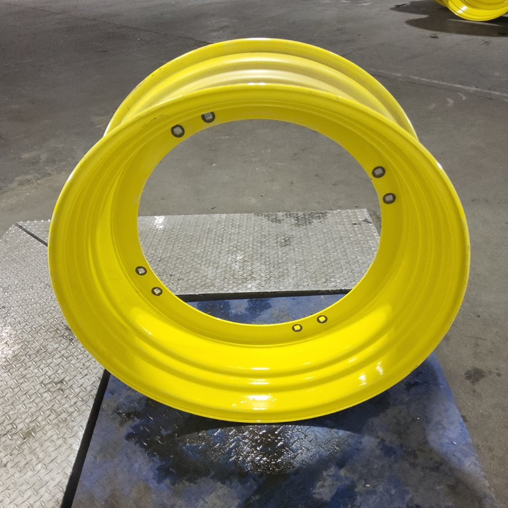 13"W x 34"D, John Deere Yellow 8-Hole Stub Disc (groups of 2 bolts)