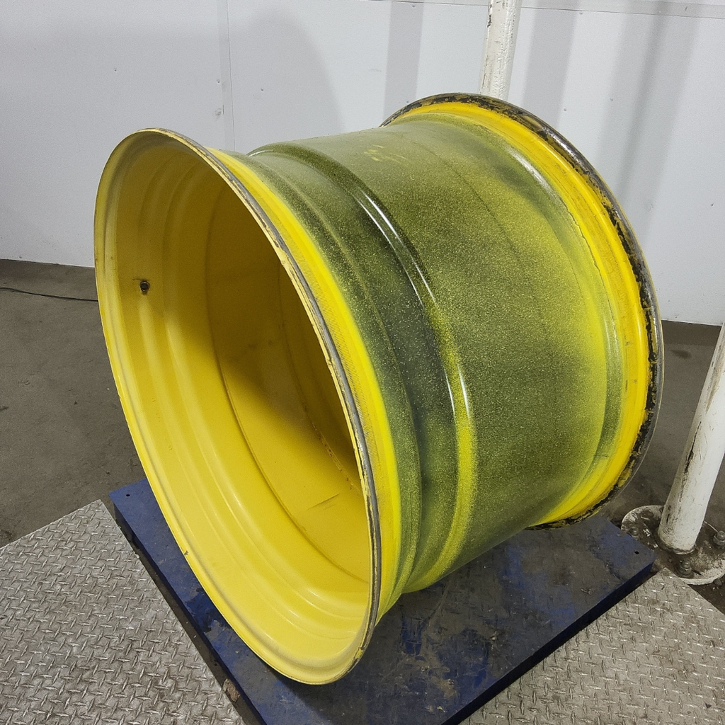 25"W x 38"D, John Deere Yellow 10-Hole Formed Plate