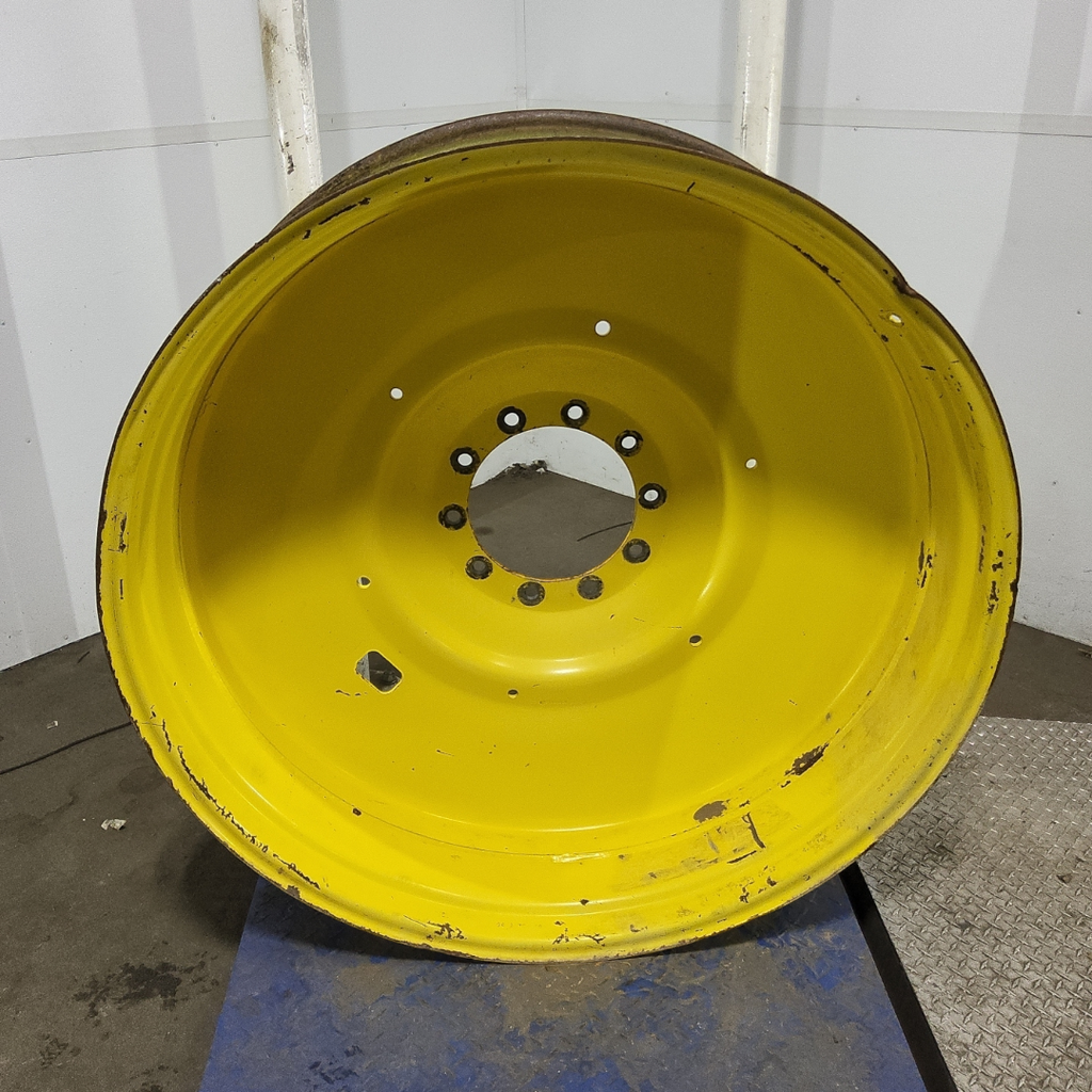 16"W x 46"D, John Deere Yellow 10-Hole Formed Plate