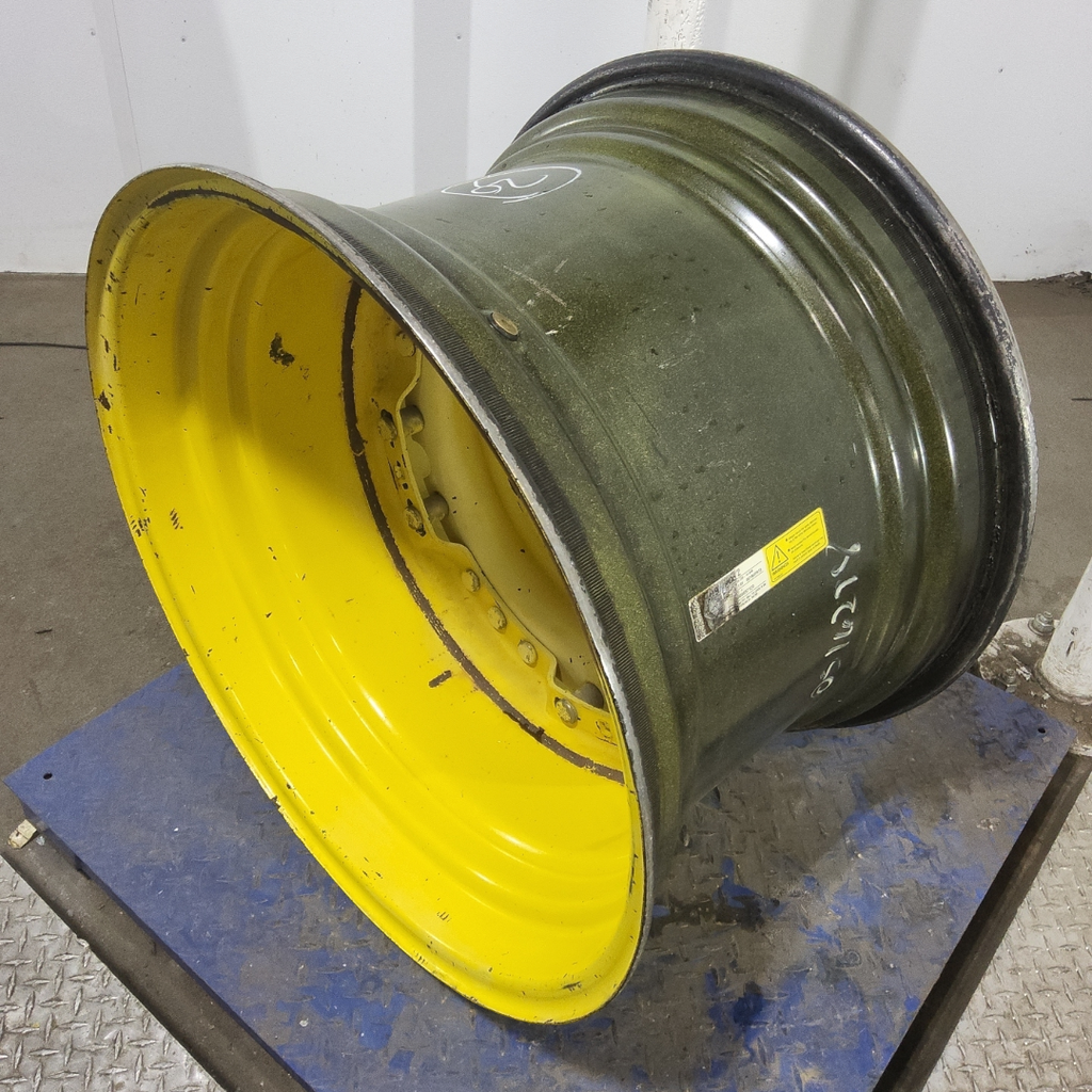 20"W x 30"D, John Deere Yellow 12-Hole Waffle Wheel (Groups of 3 bolts)