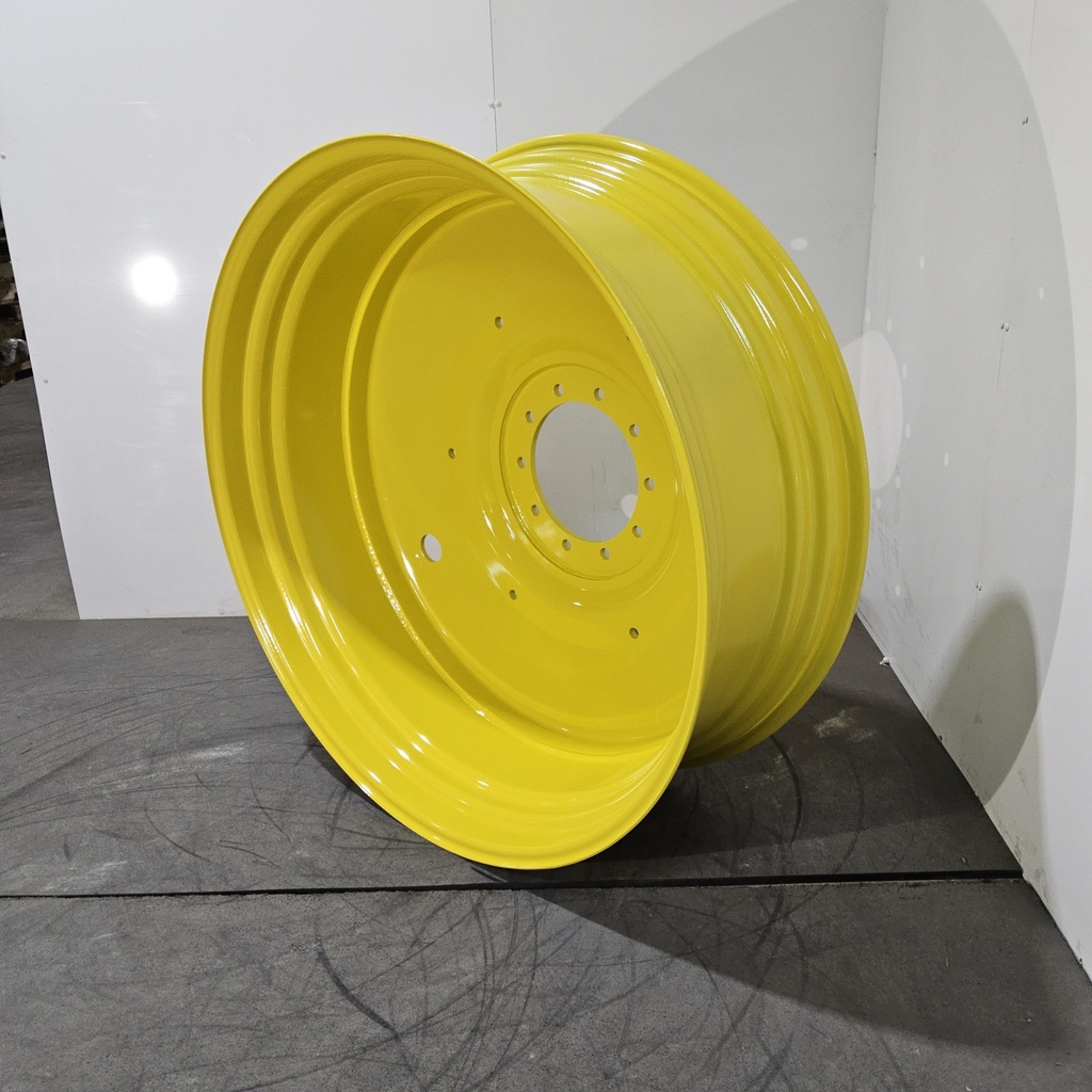 16"W x 46"D, John Deere Yellow 10-Hole Formed Plate