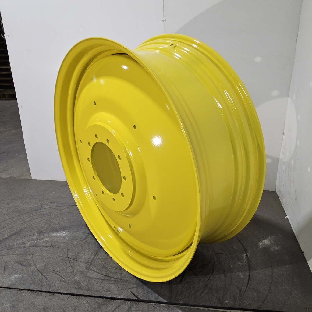 16"W x 46"D, John Deere Yellow 10-Hole Formed Plate