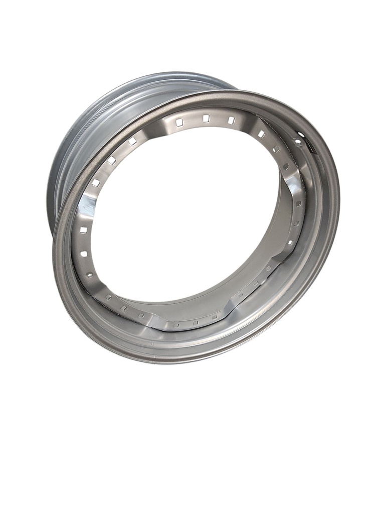 13"W x 34"D, Case IH Silver Mist 12-Hole Waffle Wheel (Groups of 3 bolts)