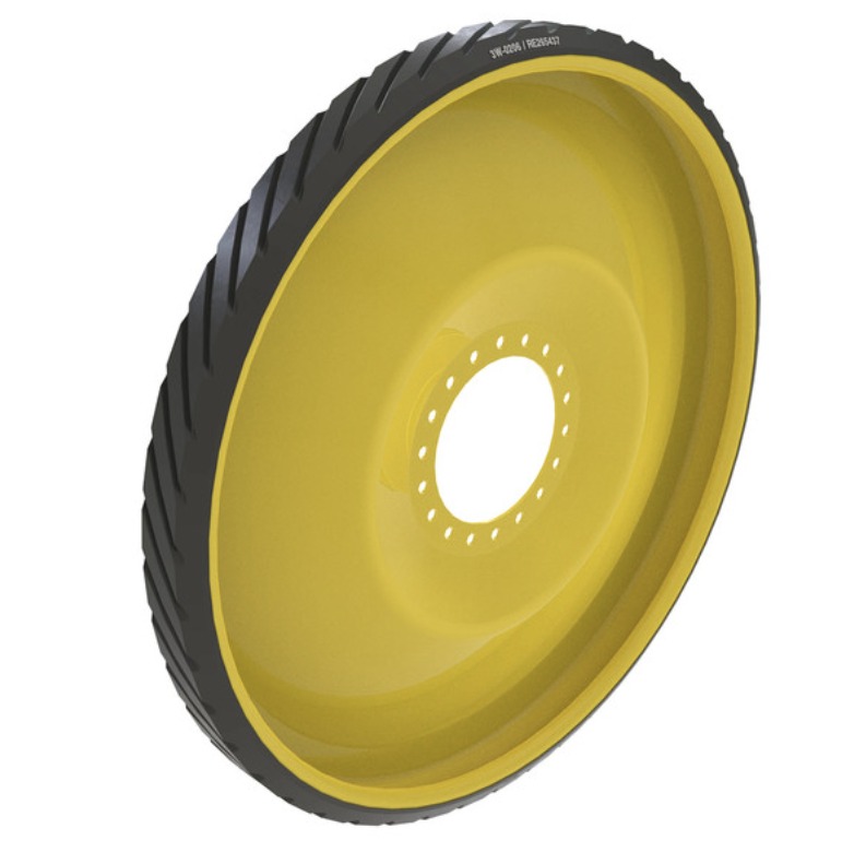 5" Wide Driver Wheel (LH) for John Deere Rowcrop Tractors Series 8RT, Narrow, Bolt-On(Rubber)