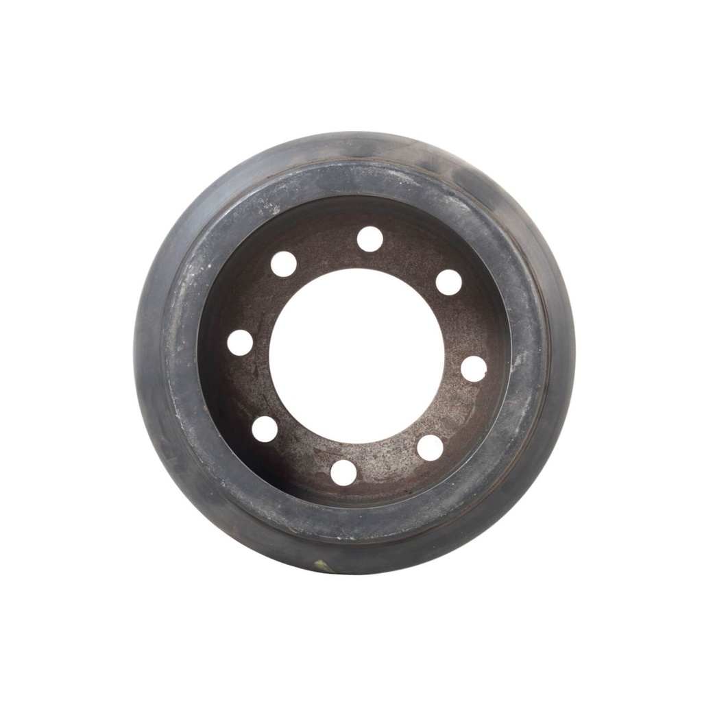 8" Wide Mid-Roller Bogie Wheel for John Deere Rowcrop Tractors Series 8030T, Solideal, Bolt-On(Poly)