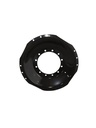 12-Hole Waffle Wheel (Groups of 3 bolts) Center for 38"-54" Rim, Black