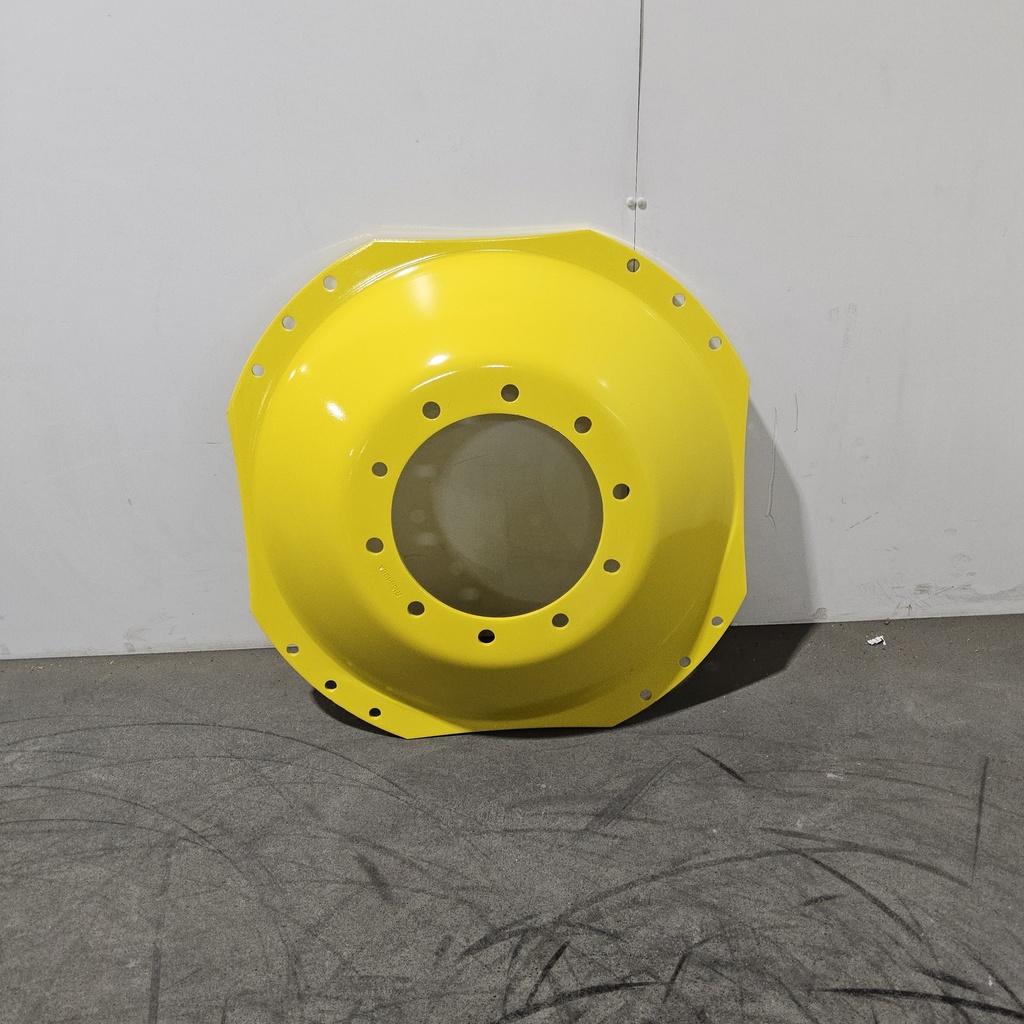 10-Hole Waffle Wheel (Groups of 3 bolts) Center for 34" Rim, John Deere Yellow