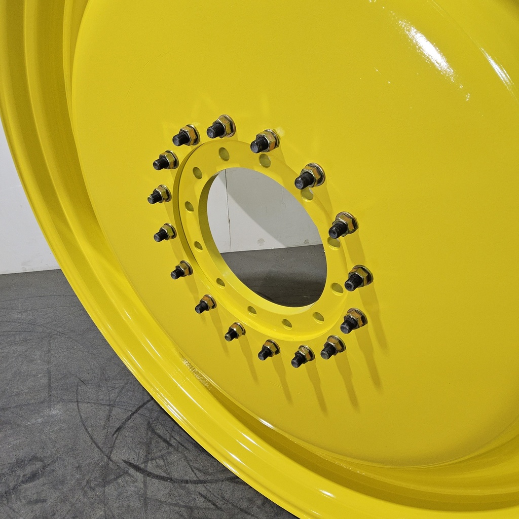 10"W x 54"D, John Deere Yellow 12-Hole Spun Disc Sprayer (2 Piece Style)