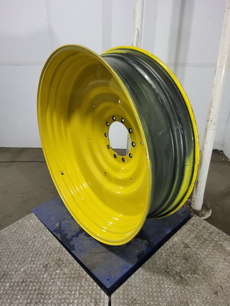 15"W x 50"D, John Deere Yellow 10-Hole Formed Plate