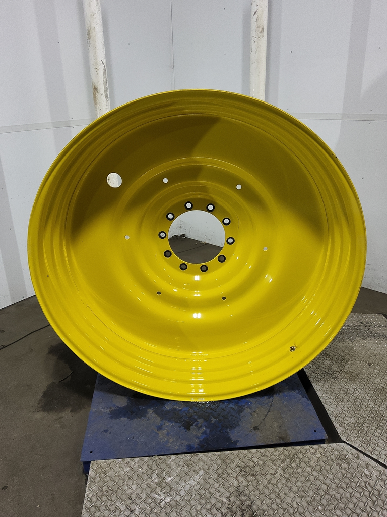 15"W x 50"D, John Deere Yellow 10-Hole Formed Plate