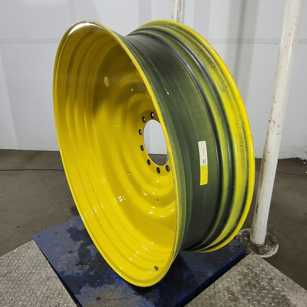 15"W x 50"D, John Deere Yellow 10-Hole Formed Plate