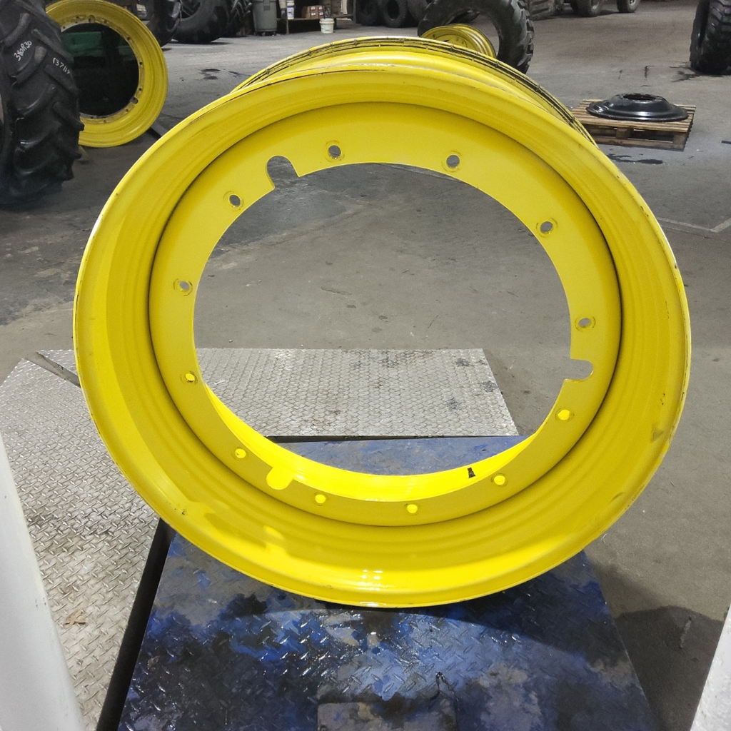 16"W x 42"D, John Deere Yellow 12-Hole Stub Disc