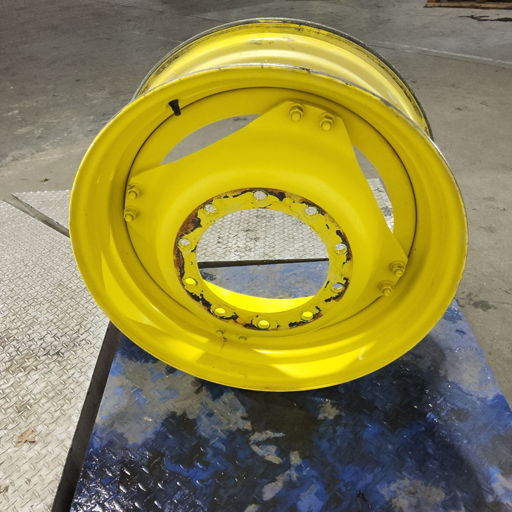 12"W x 30"D, John Deere Yellow 8-Hole Stub Disc (groups of 2 bolts)