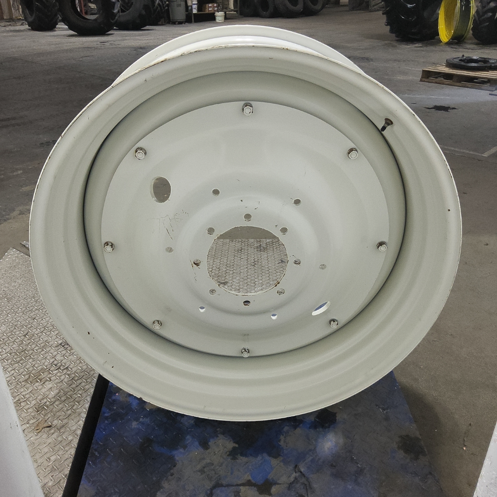 16"W x 42"D, New Holland White 8-Hole Stub Disc