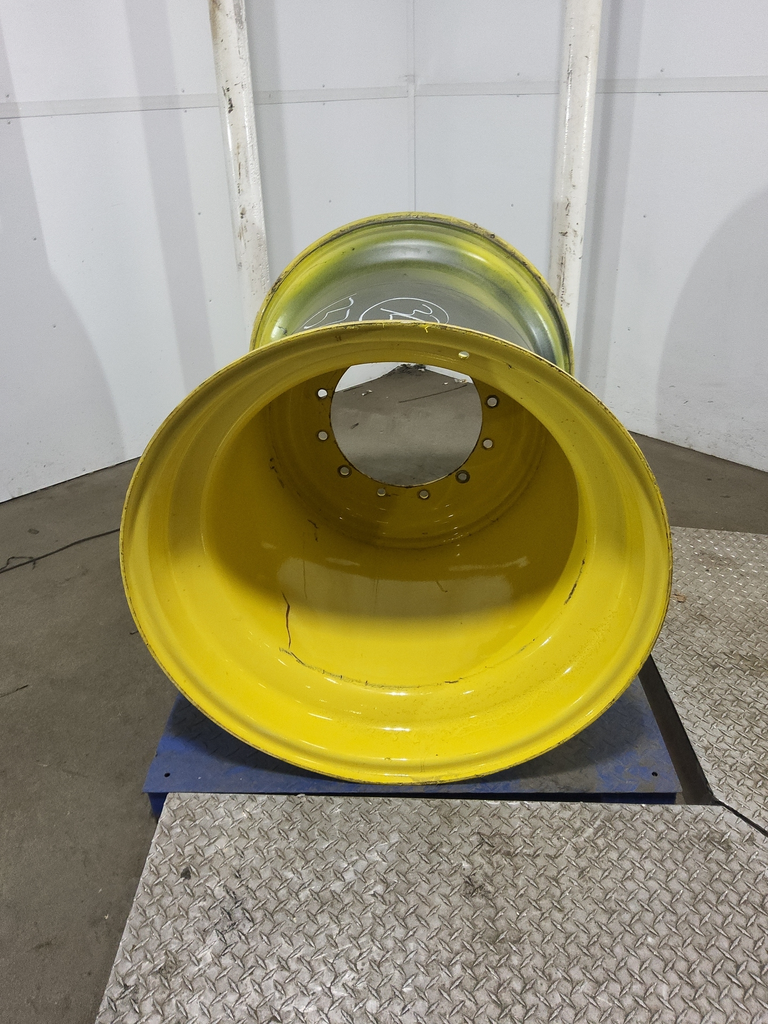 36"W x 32"D, John Deere Yellow 12-Hole Formed Plate