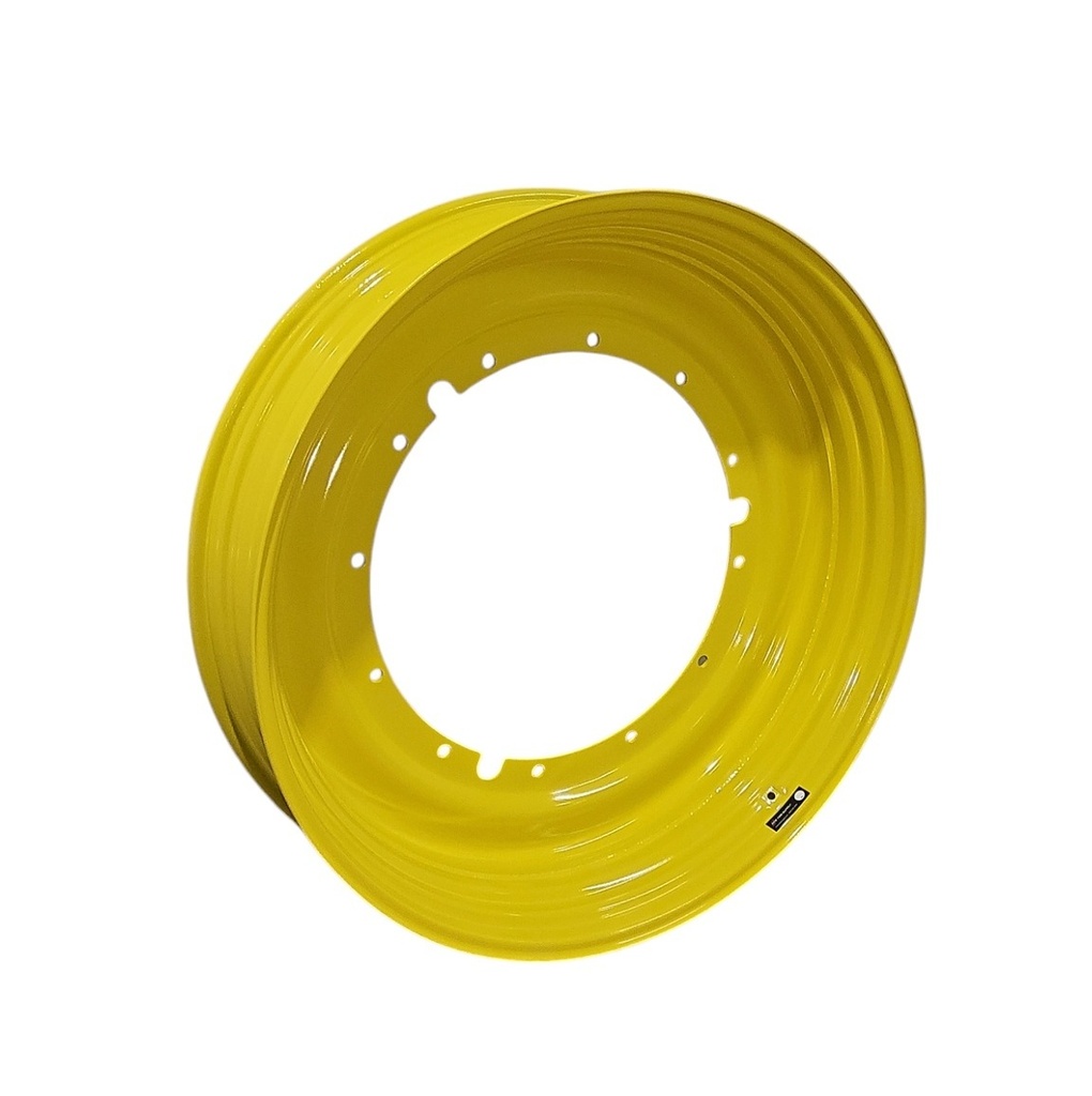 12"W x 50"D, John Deere Yellow 12-Hole Stub Disc