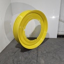 12"W x 50"D, John Deere Yellow 12-Hole Stub Disc