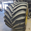 LSW1400/30R46 Goodyear Farm Optitrac R-1W on John Deere Yellow 12-Hole Stub Disc