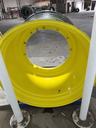 38"W x 46"D, John Deere Yellow 12-Hole Stub Disc