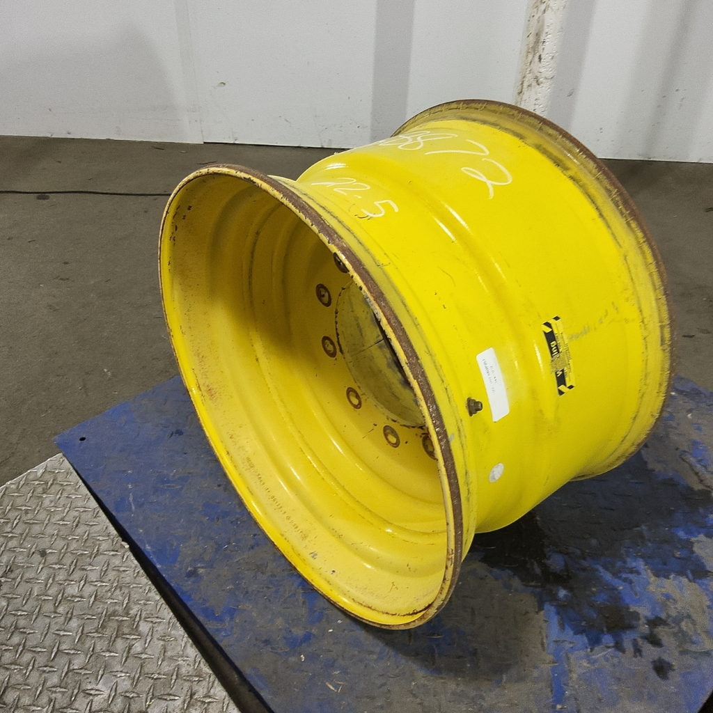 14"W x 22.5"D, John Deere Yellow 10-Hole Formed Plate