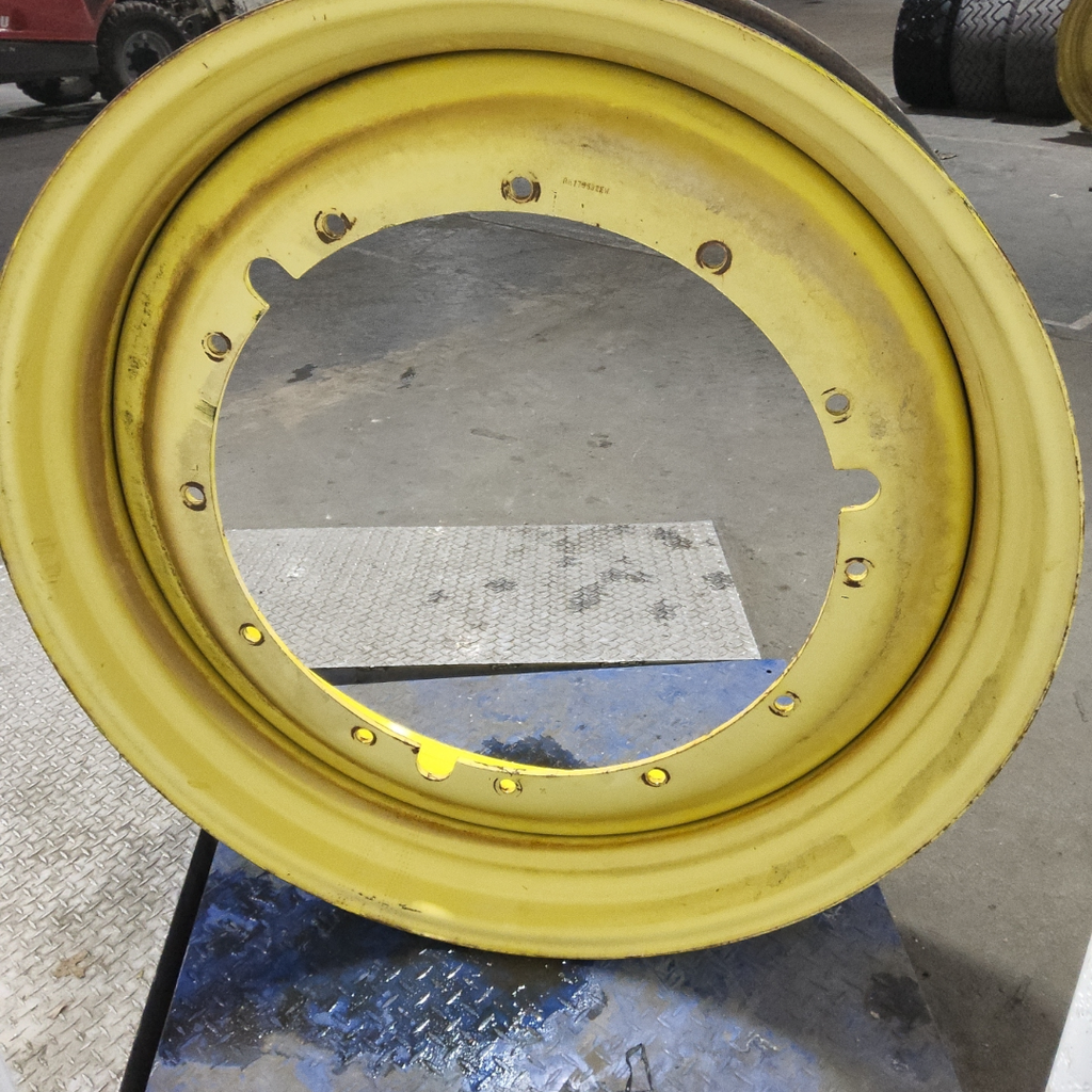 12"W x 46"D, John Deere Yellow 12-Hole Stub Disc