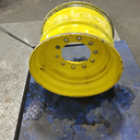 14"W x 22.5"D, John Deere Yellow 10-Hole Formed Plate