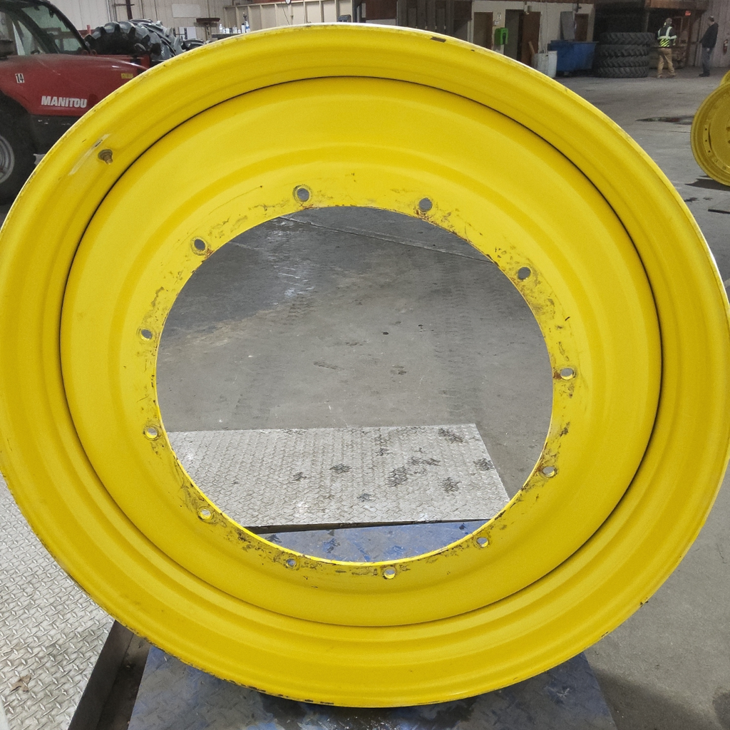 13"W x 50"D, John Deere Yellow 12-Hole Stub Disc