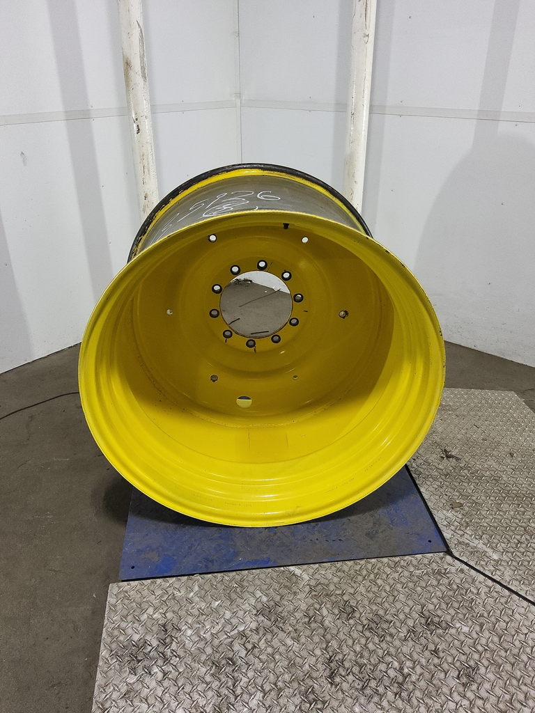 27"W x 38"D, John Deere Yellow 10-Hole Formed Plate