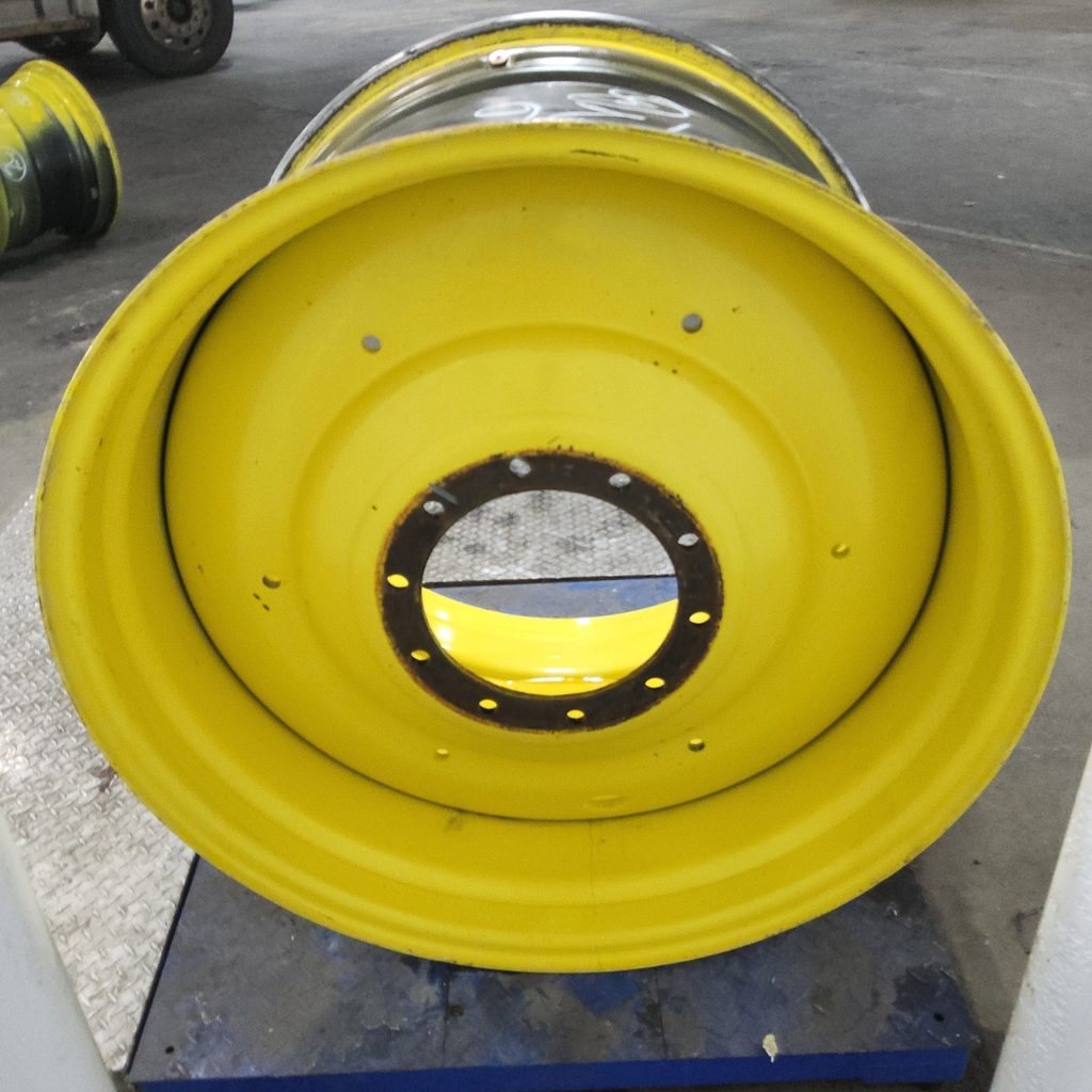 27"W x 38"D, John Deere Yellow 10-Hole Formed Plate