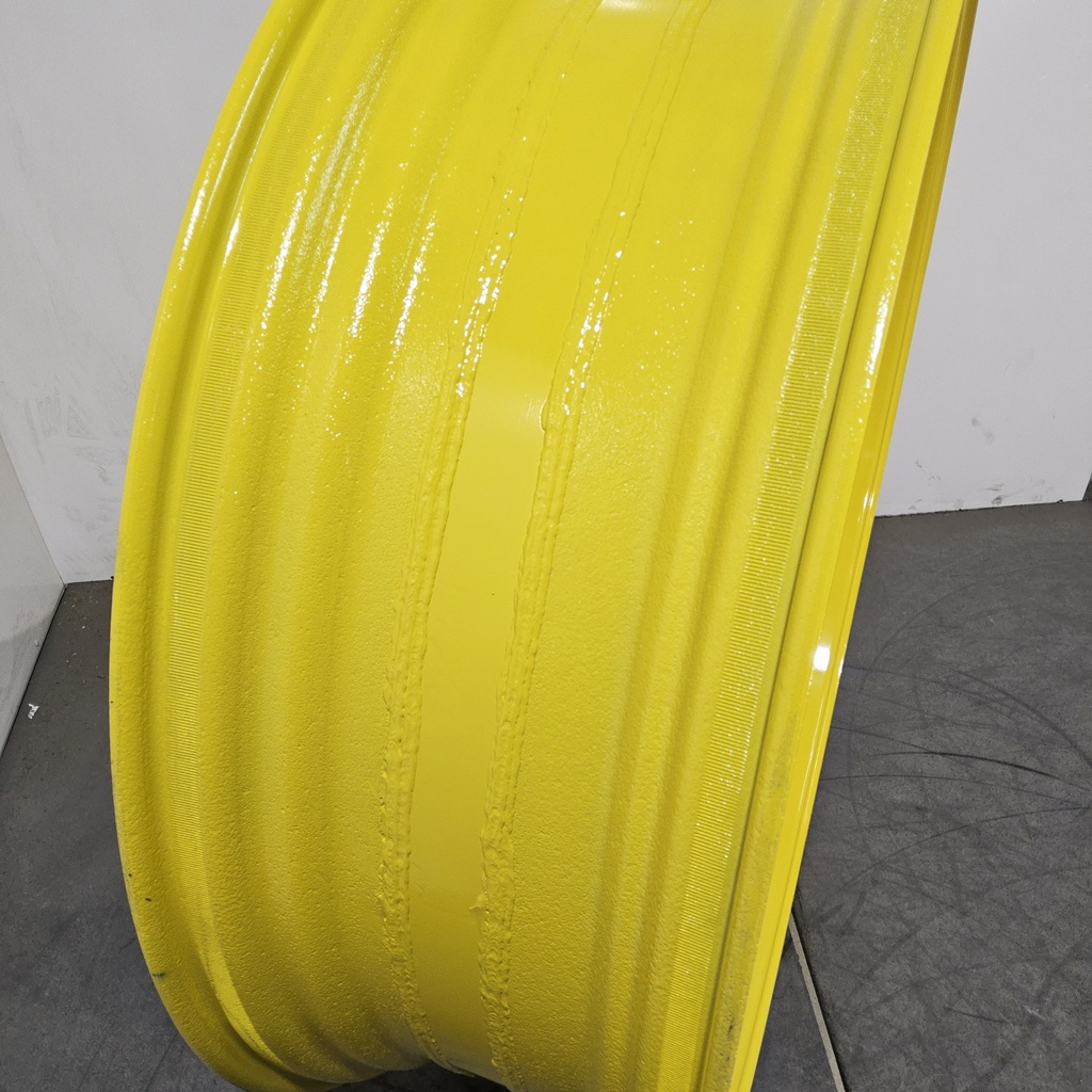 15"W x 50"D, John Deere Yellow 12-Hole Stub Disc