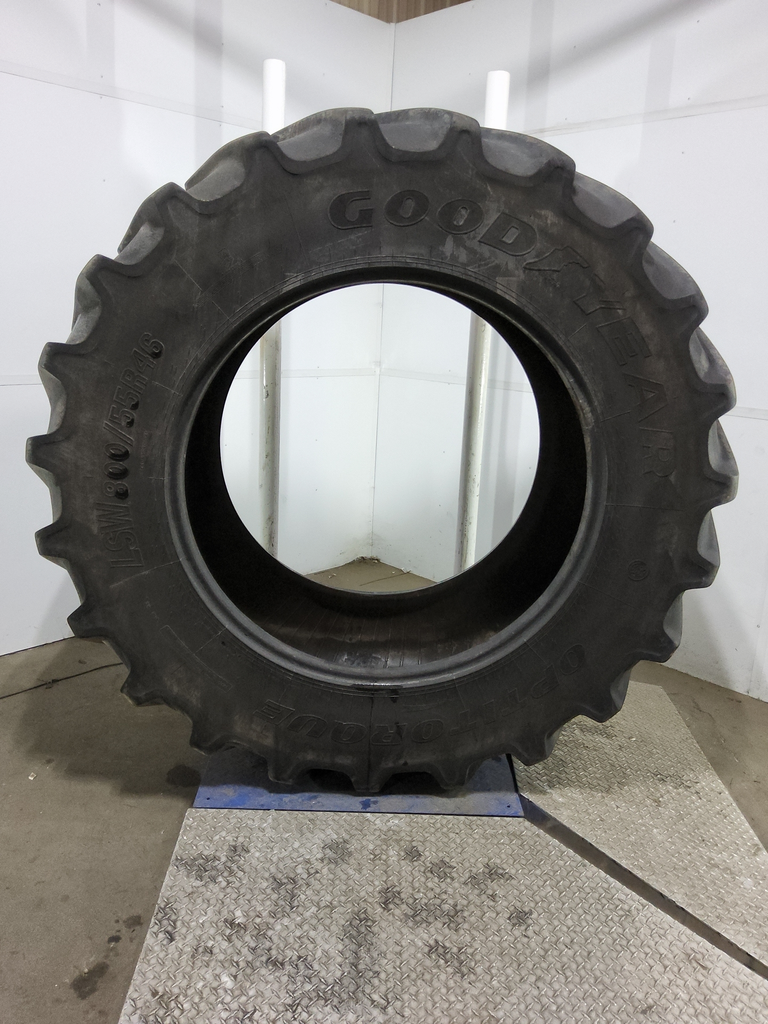 LSW800/55R46 Goodyear Farm OptiTorque R-1 190D 80%