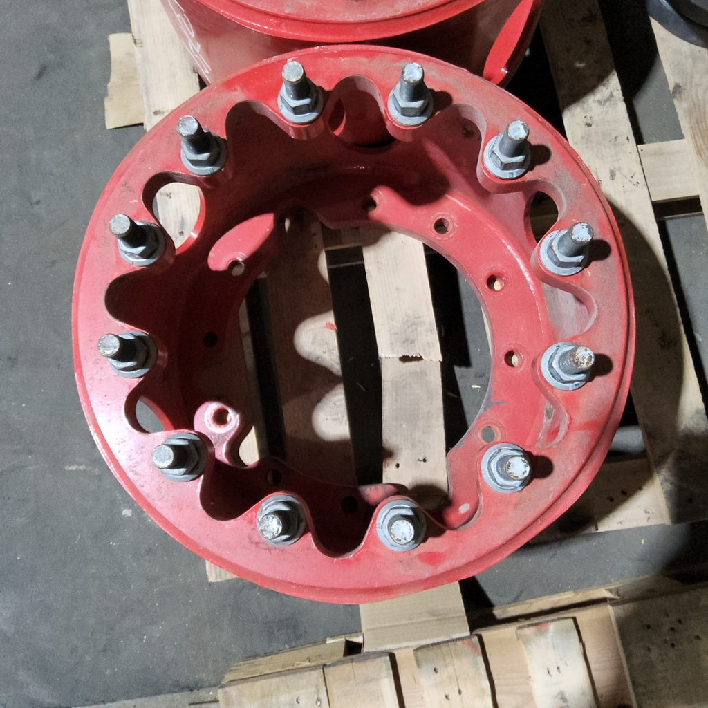 10 to 12-Hole 13.5"L FWD Spacer, Fendt/Agco Red